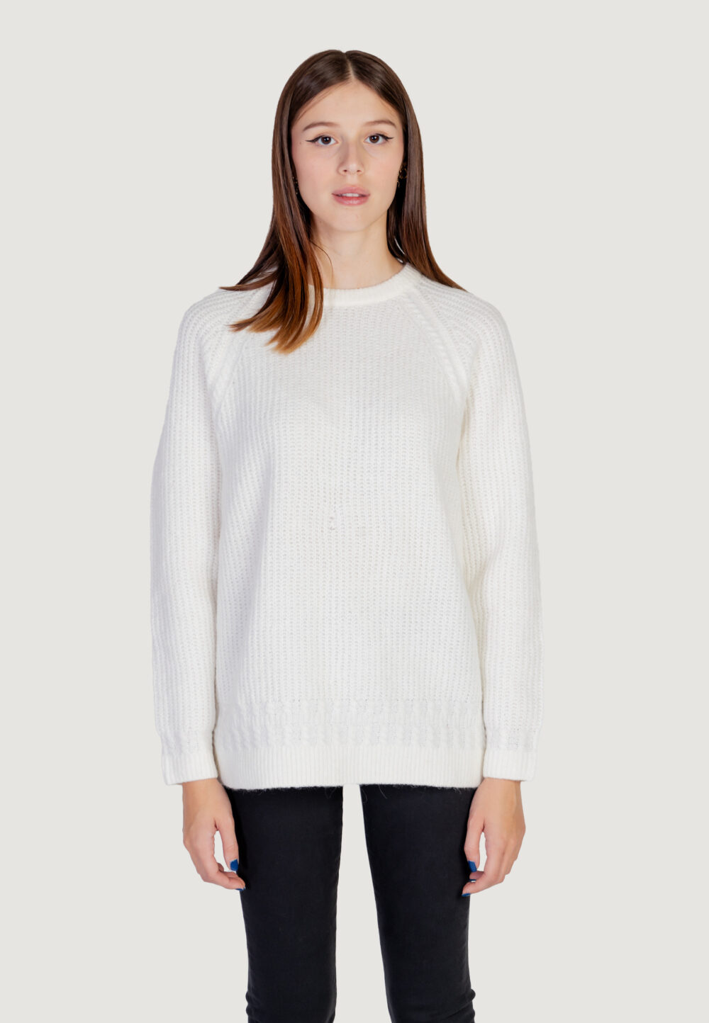 Maglione Guess ls cn cable margot Bianco - Foto 11