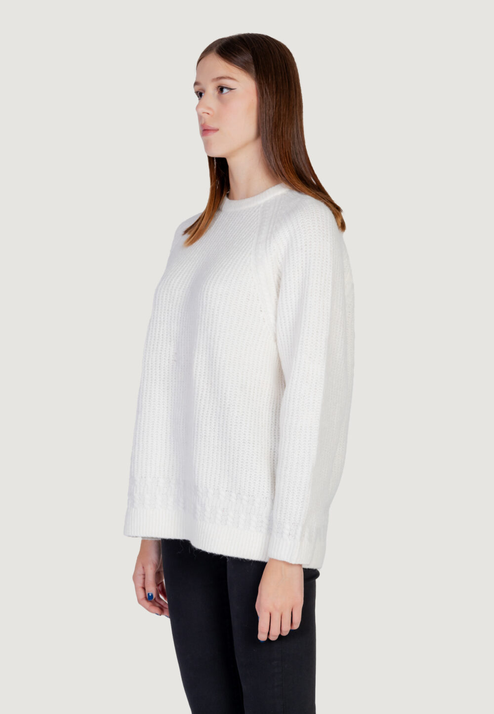 Maglione Guess ls cn cable margot Bianco - Foto 8