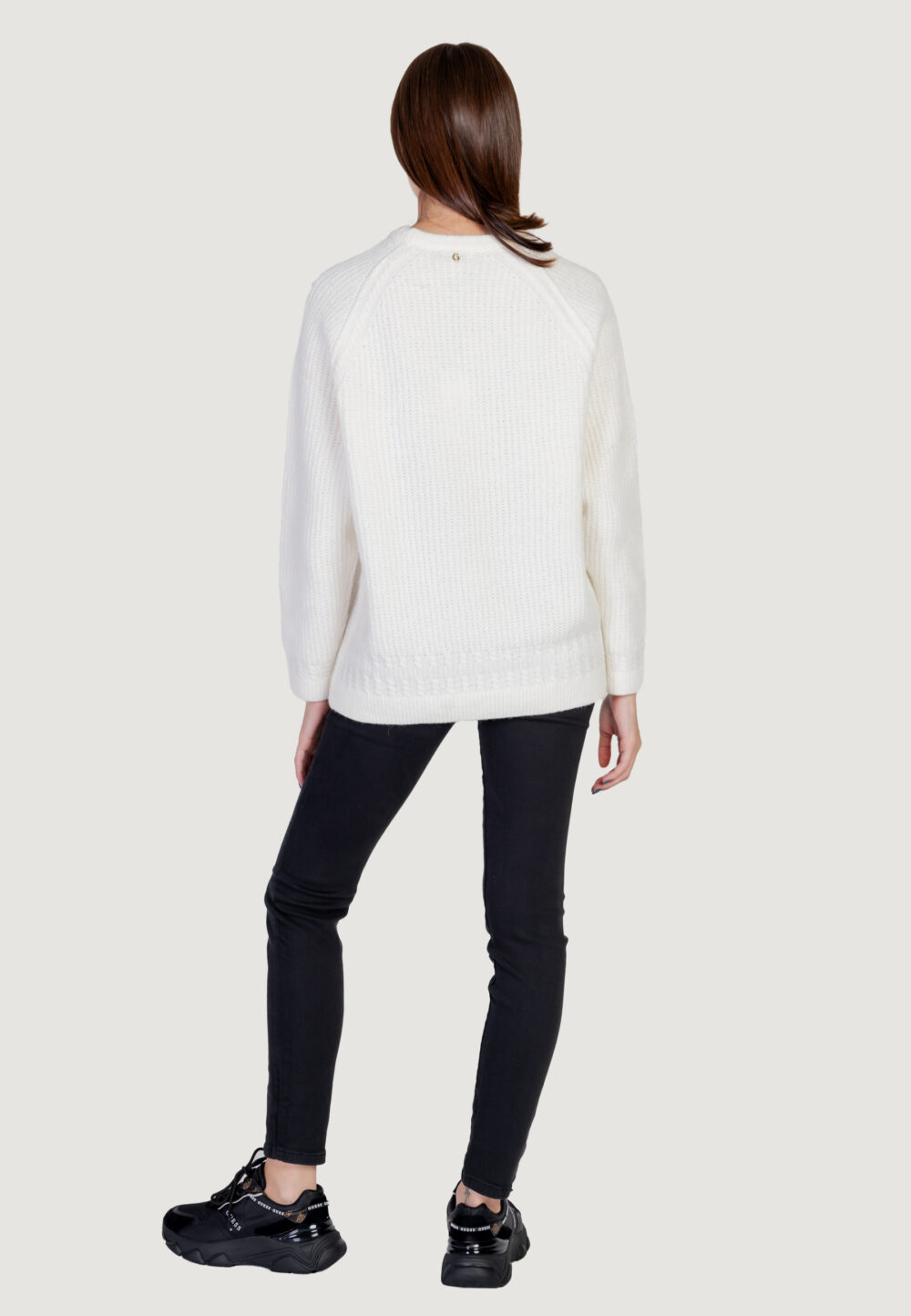 Maglione Guess ls cn cable margot Bianco - Foto 10