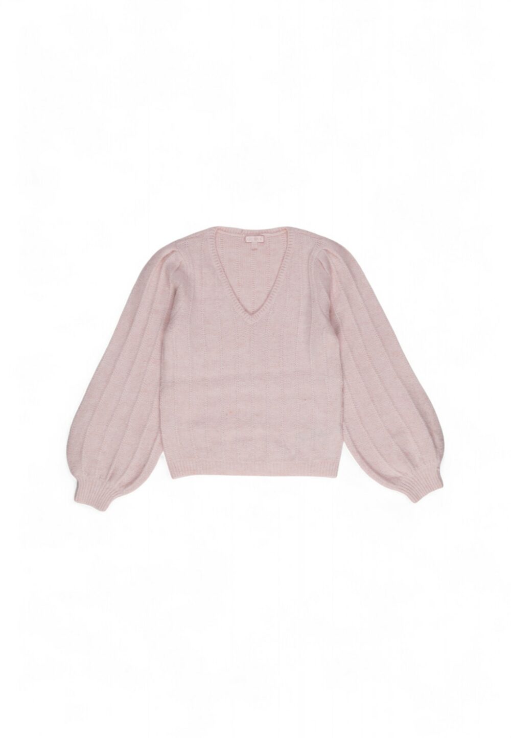 Maglione Guess ls vn madeline texture Rosa Cipria - Foto 12