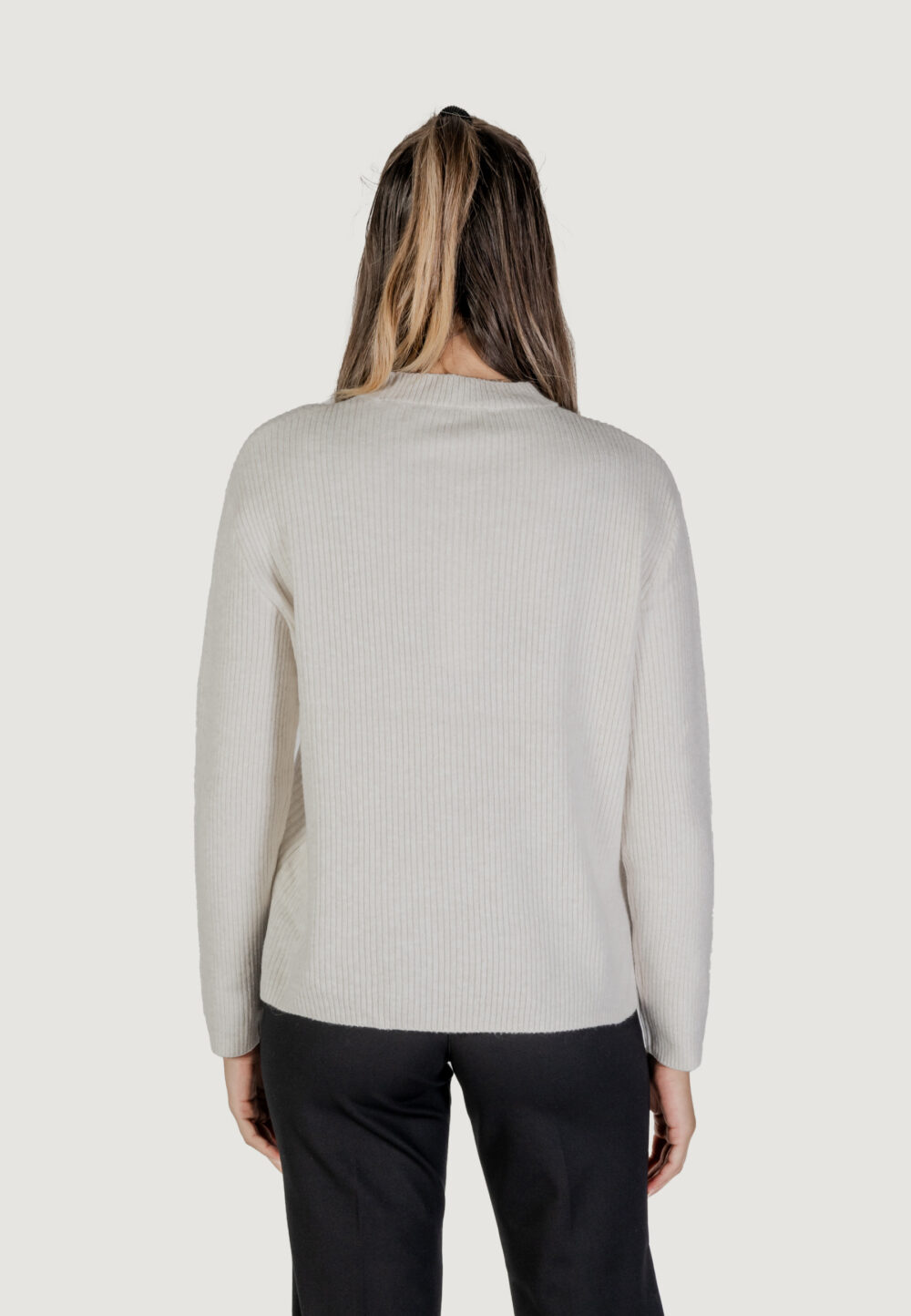 Maglione Street One eos_cosy rib structured sweate Panna - Foto 2