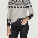 Maglione Street One eos_placed jacquard sweater Panna - Foto 1