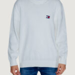 Maglione Tommy Hilfiger Jeans tjm reg badge Bianco - Foto 1