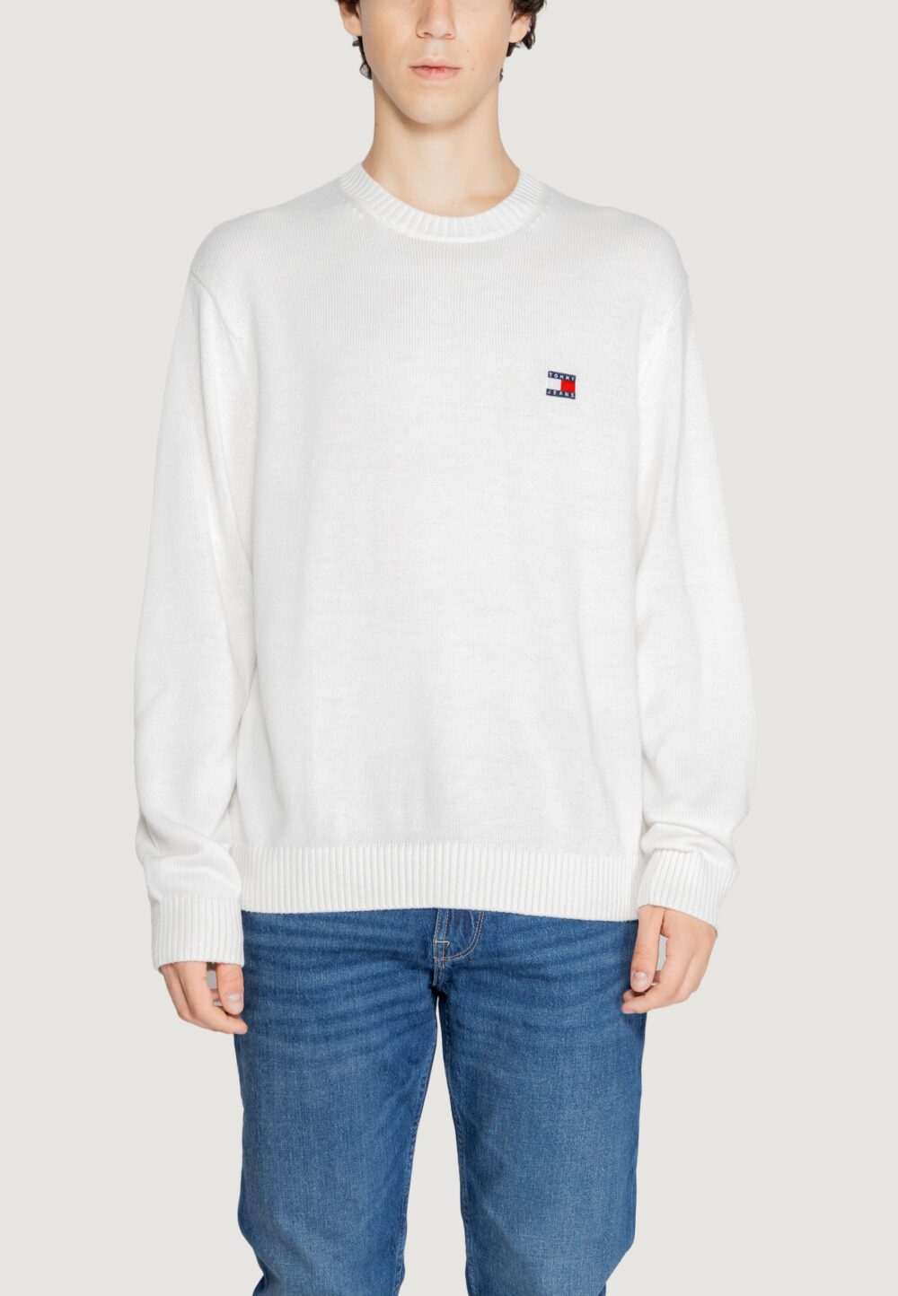 Maglione Tommy Hilfiger Jeans tjm reg badge Bianco - Foto 2