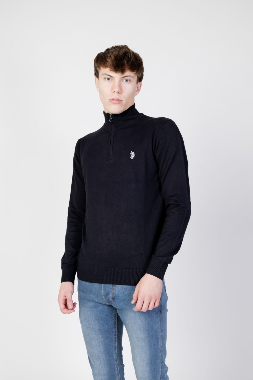 Maglione U.S. Polo Assn. kirk eh03 Nero - Foto 1