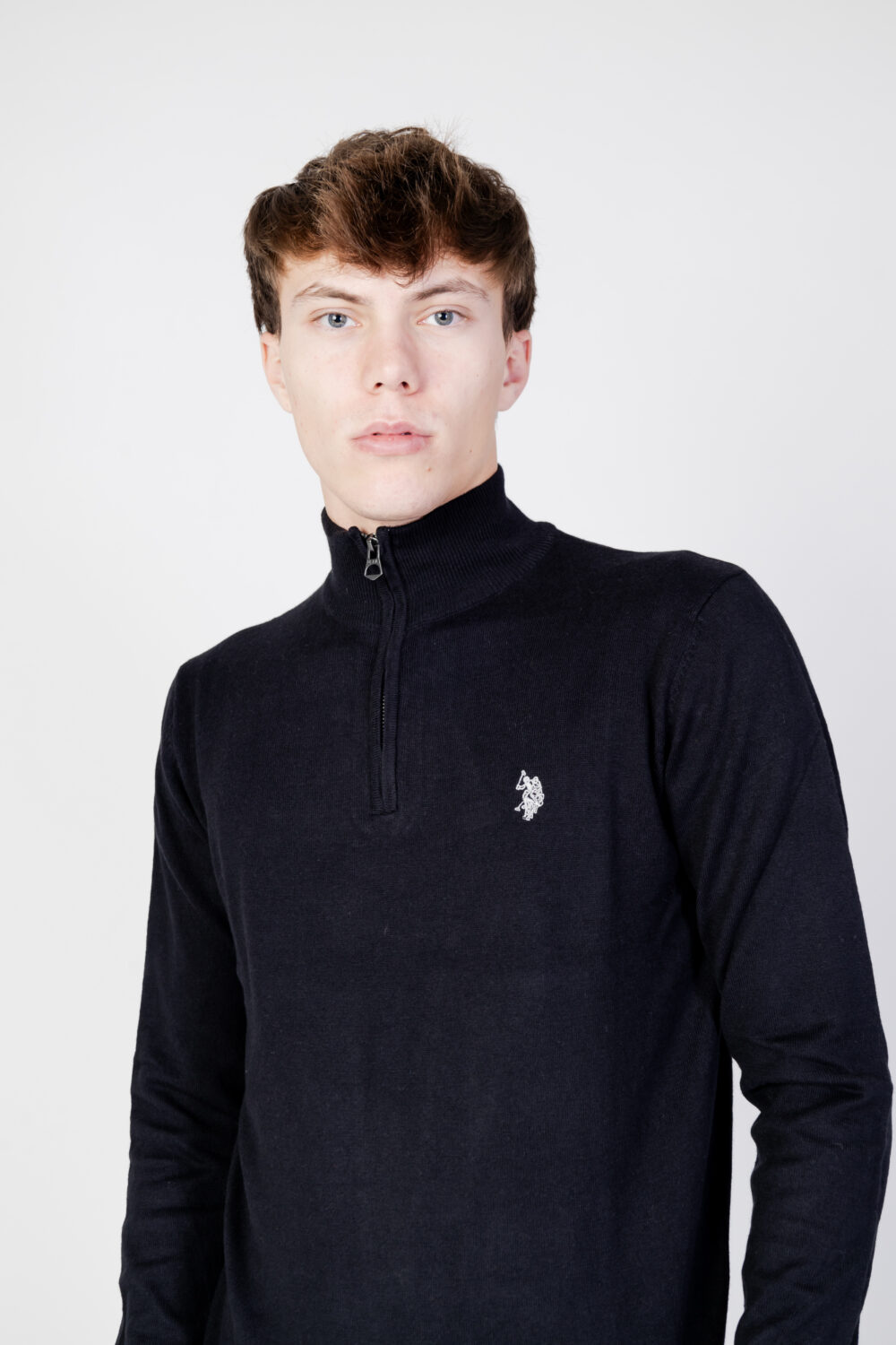 Maglione U.S. Polo Assn. kirk eh03 Nero - Foto 4