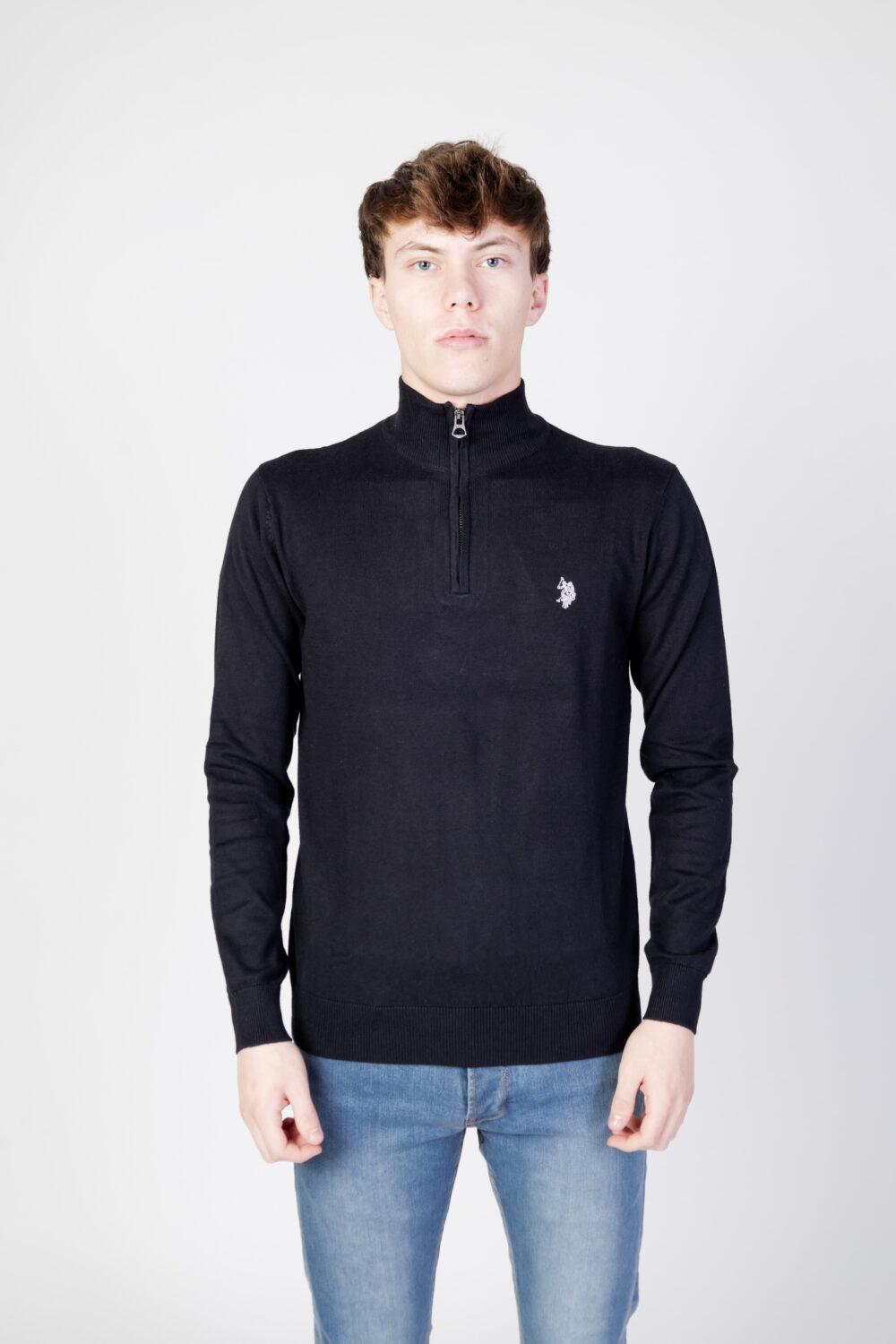 Maglione U.S. Polo Assn. kirk eh03 Nero - Foto 5