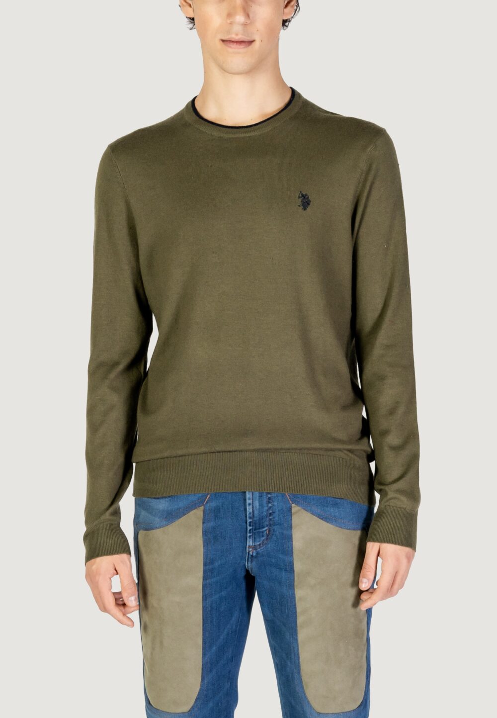 Maglione U.S. Polo Assn. Verde Oliva - Foto 1