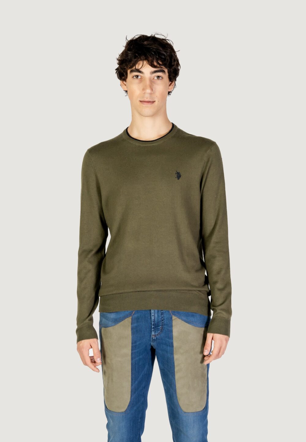 Maglione U.S. Polo Assn. Verde Oliva - Foto 6