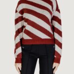 Maglione Vero Moda vmlara ls o-neck pullover boo rep Bordeaux - Foto 1