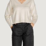 Maglione Vero Moda vmgold link ls v Latte - Foto 1