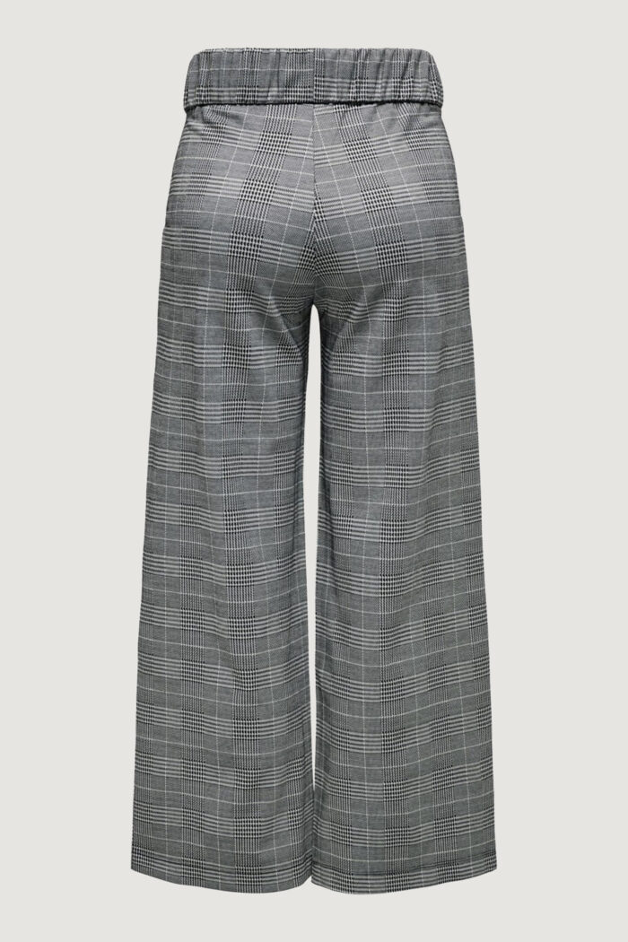 Pantaloni a palazzo Jacqueline de Yong jdygeggo mia long check pant jrs Nero