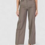 Pantaloni a palazzo Only onlashley hw wide pant bf tlr Grigio - Foto 1