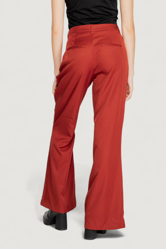 Pantaloni a palazzo Vero Moda vmtara mw flared pant boo Mattone