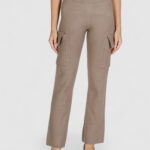 Pantaloni a palazzo Vila Clothes vicassie cargo knit pants Beige scuro - Foto 1