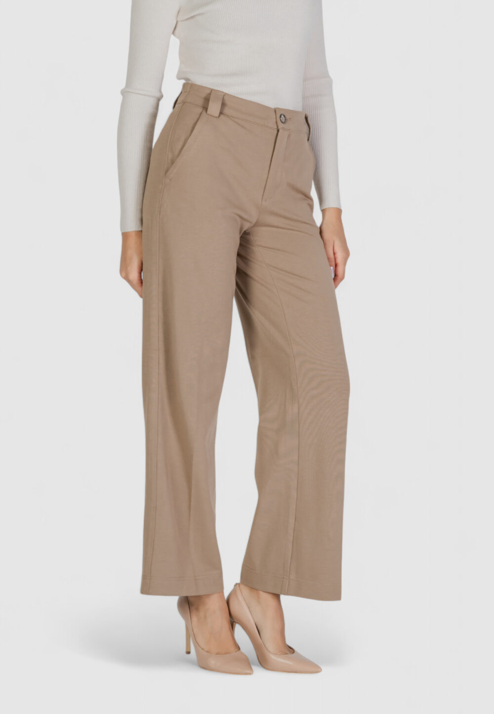 Pantaloni a sigaretta Street One Beige scuro - Foto 3