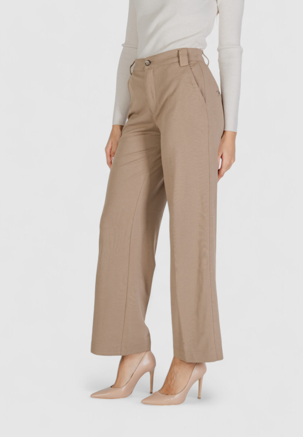 Pantaloni a sigaretta Street One Beige scuro - Foto 4