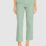 Pantaloni a sigaretta Street One chino straight leg cavalry twill Tiffany - Foto 1