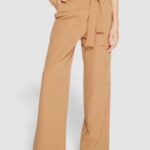 Pantaloni bootcut Rinascimento Beige - Foto 1