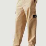 Pantaloni Calvin Klein Jeans regular straight Beige - Foto 1