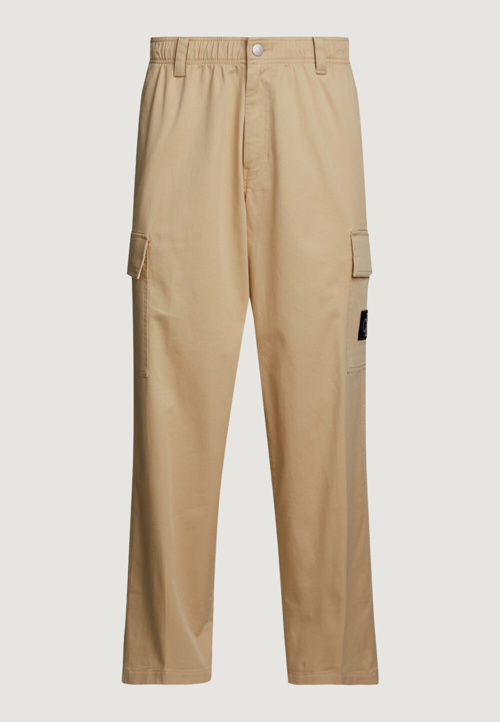 Pantaloni Calvin Klein Jeans regular straight Beige - Foto 5