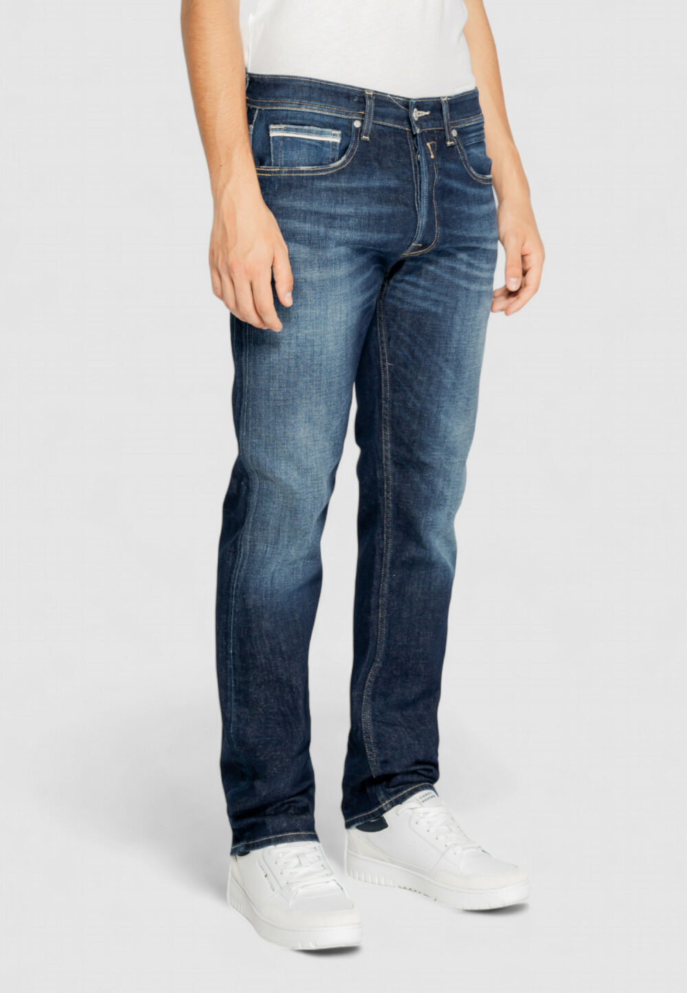 Jeans Replay 11.5 oz Blu - Foto 3