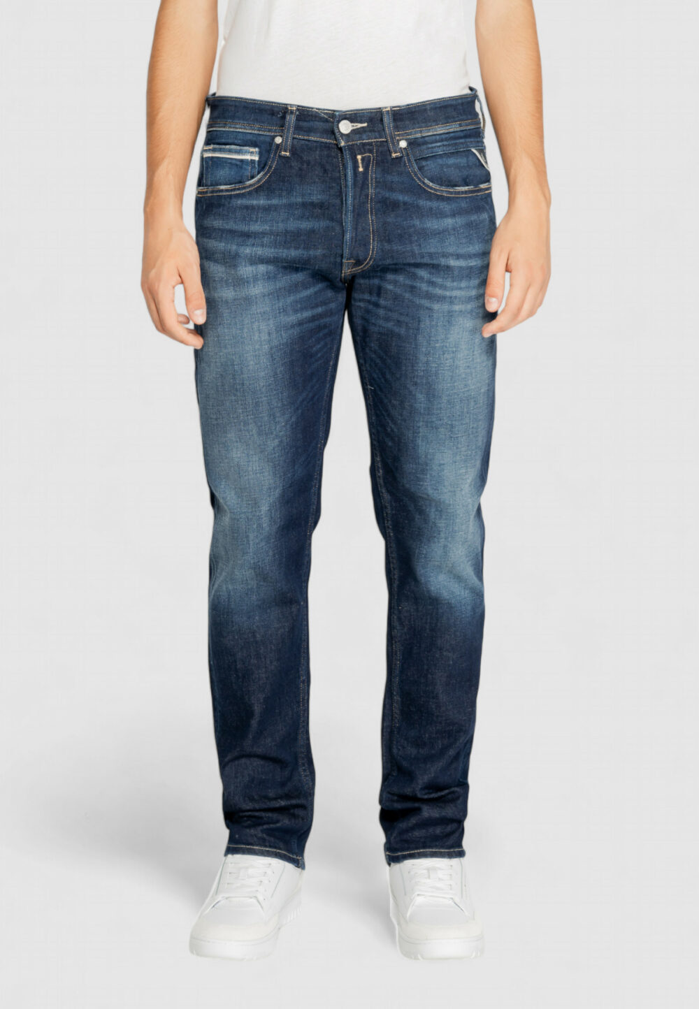 Jeans Replay 11.5 oz Blu - Foto 4