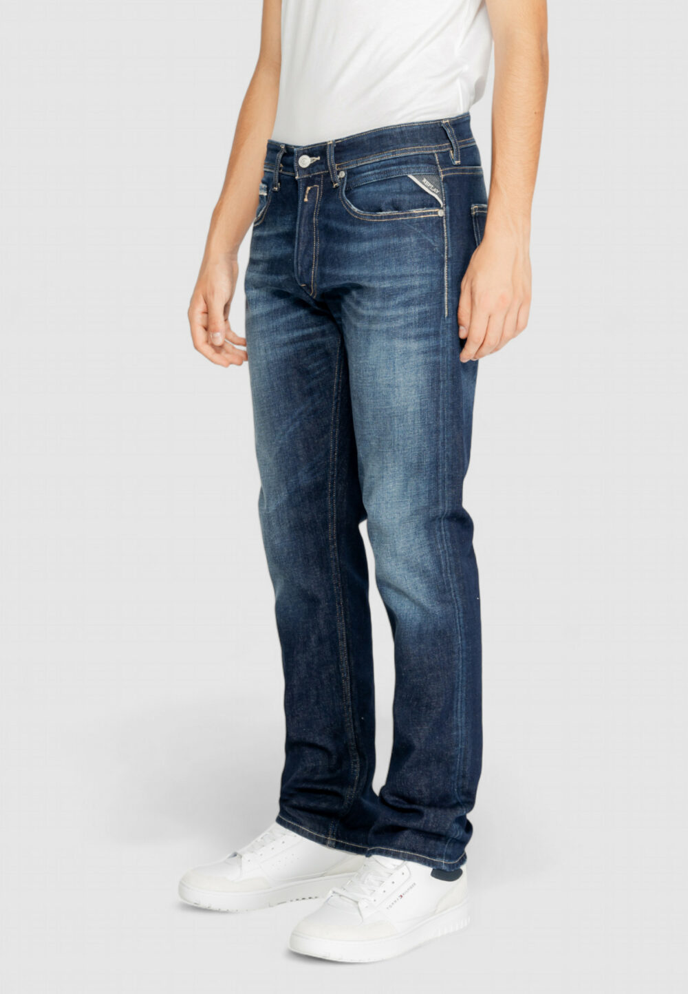 Jeans Replay 11.5 oz Blu - Foto 5