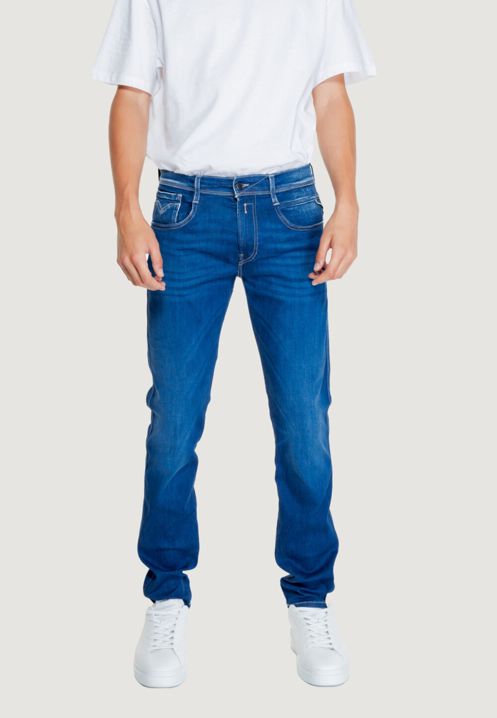 Jeans Replay 11.5 oz hyperflex Denim scuro - Foto 1