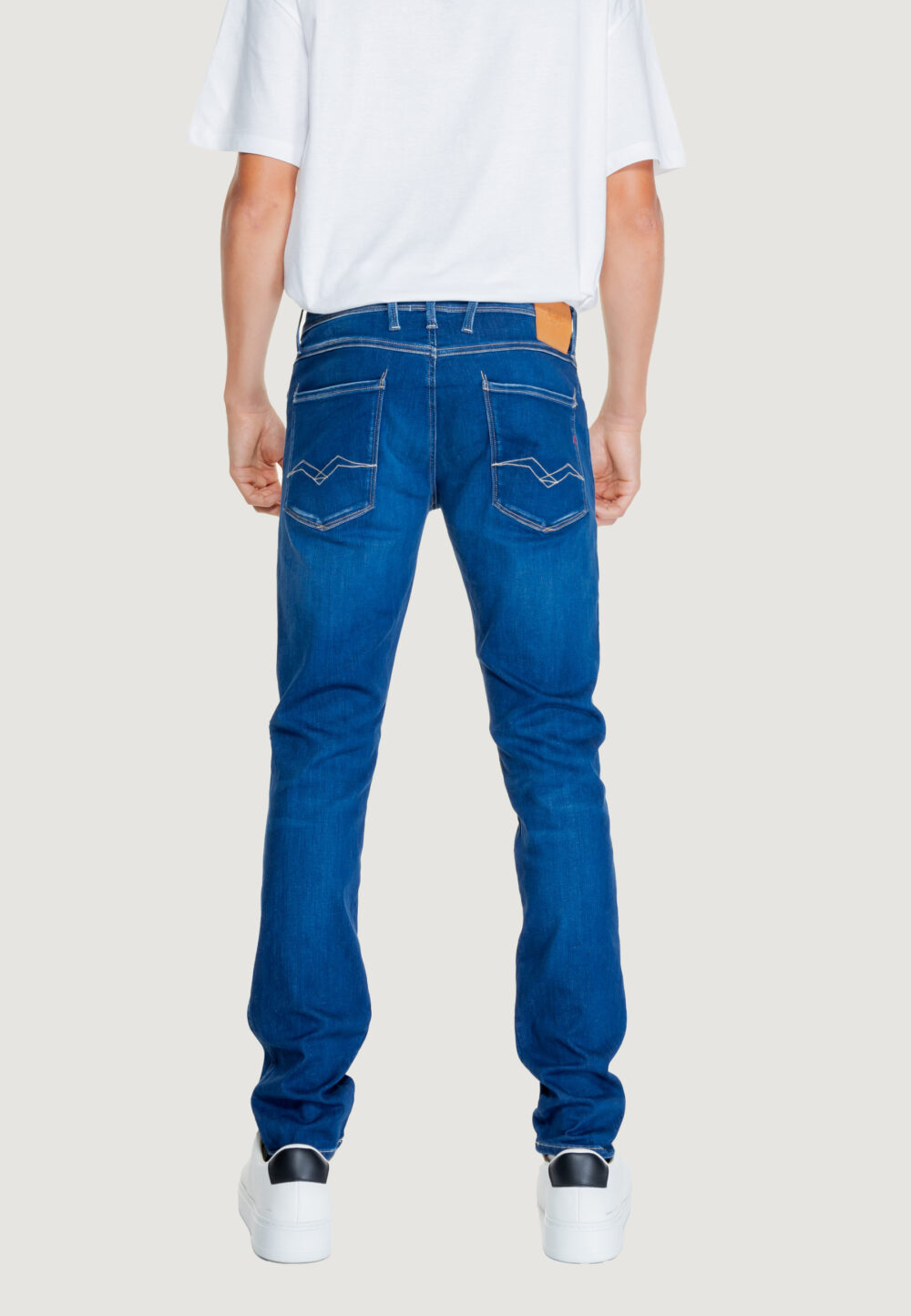 Jeans Replay 11.5 oz hyperflex Denim scuro - Foto 2