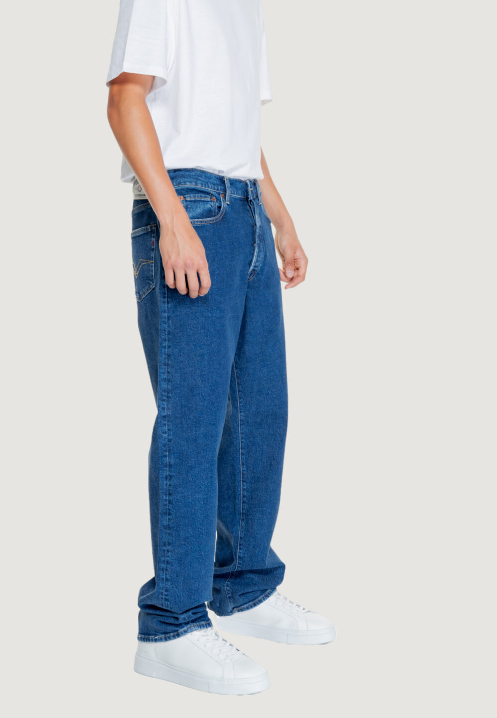 Jeans Replay 13 oz Denim scuro - Foto 4