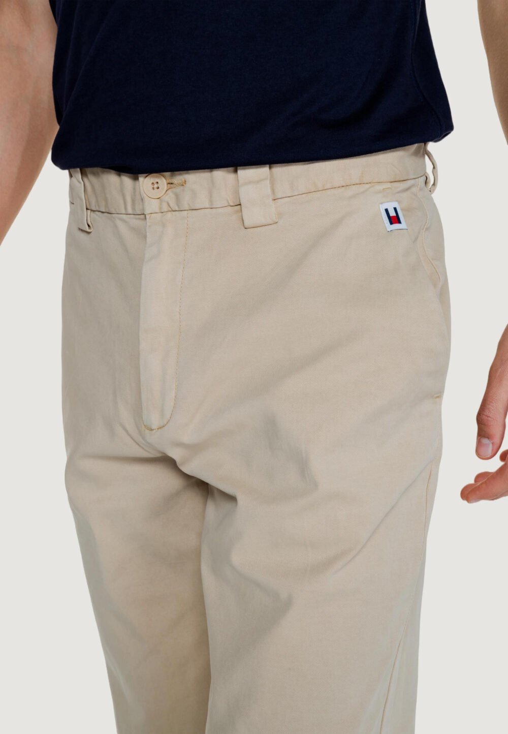 Pantaloni Tommy Hilfiger Jeans tjm dad lightweight Oro - Foto 2