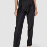 Pantaloni regular Vila Clothes viriley lanya hw pants/bf Nero - Foto 1