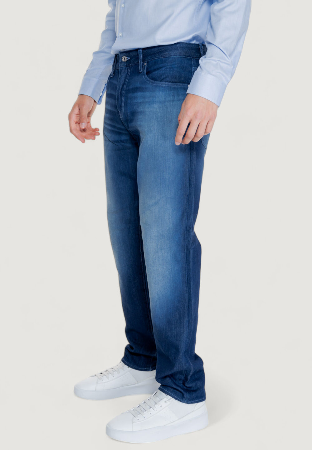 Pantaloni slim Armani Exchange Denim scuro - Foto 3