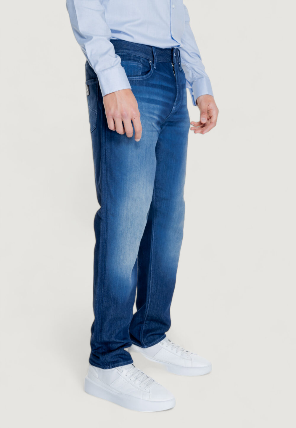 Pantaloni slim Armani Exchange Denim scuro - Foto 5