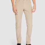 Pantaloni slim Jeckerson john 5 tasche toppa Beige - Foto 1