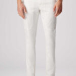 Pantaloni slim Jeckerson john 5 tasche toppa Bianco - Foto 1