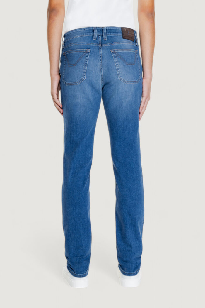 Pantaloni slim Jeckerson john 5 tasche toppa Denim