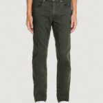 Pantaloni slim Jeckerson john 5 tasche toppa Verde Oliva - Foto 1