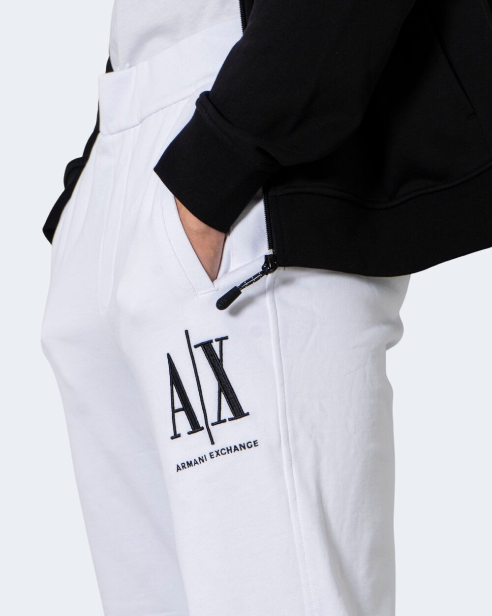 Pantaloni sportivi Armani Exchange Bianco - Foto 4