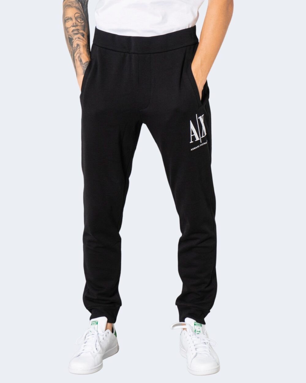 Pantaloni sportivi Armani Exchange Nero - Foto 4