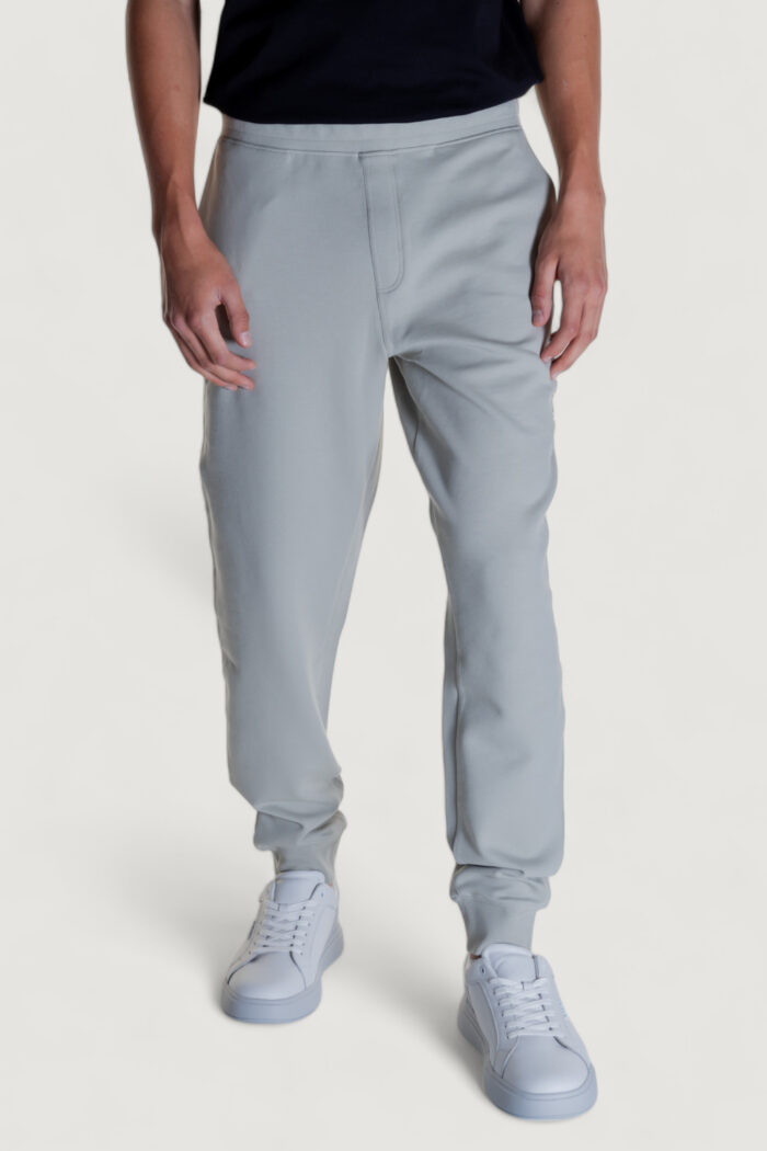 Pantaloni sportivi Calvin Klein shadow embossed logo Grigio