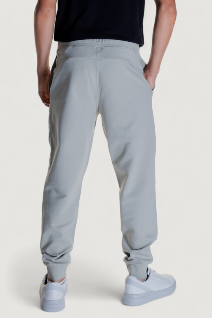 Pantaloni sportivi Calvin Klein shadow embossed logo Grigio