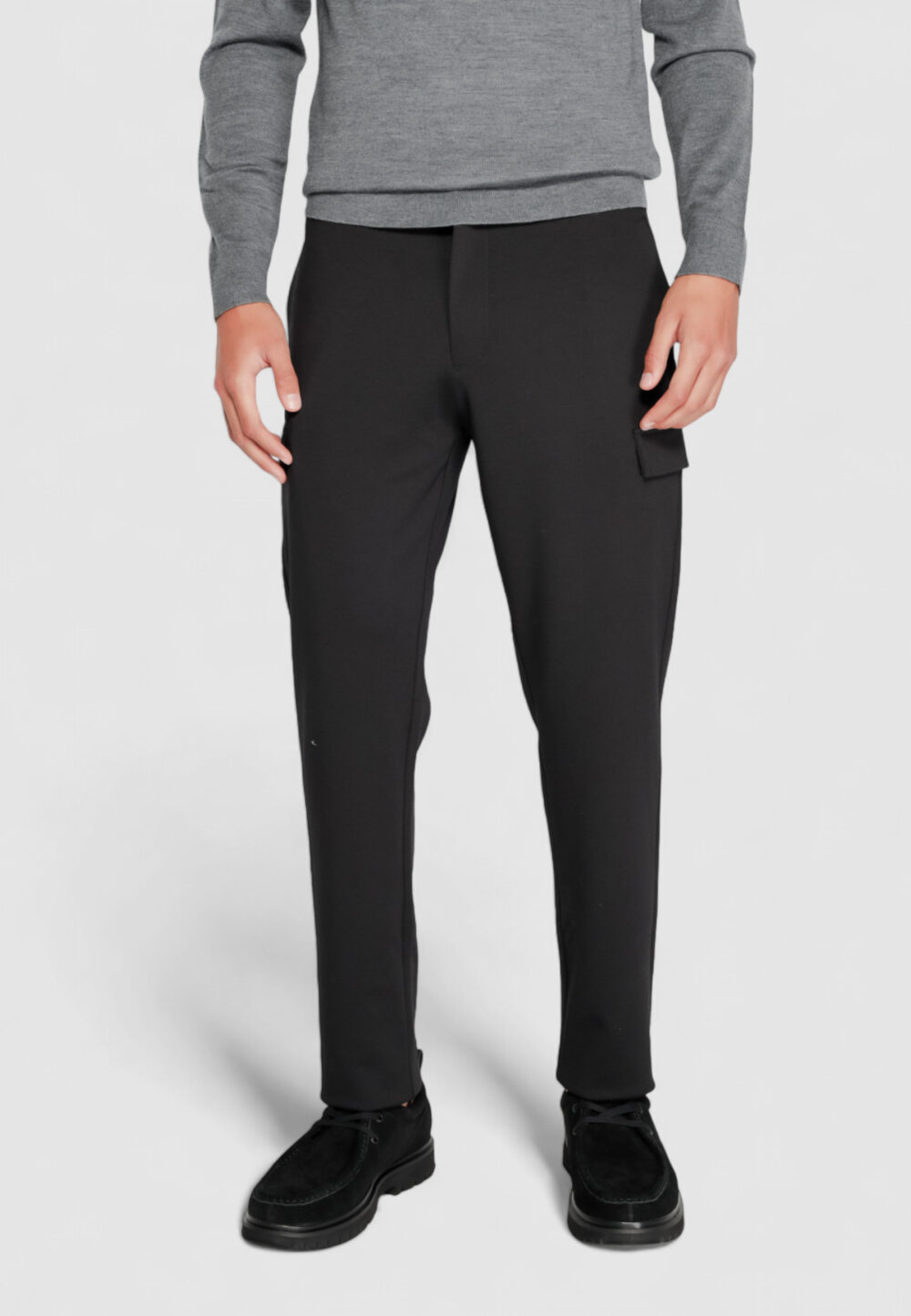 Pantaloni sportivi Calvin Klein comfort knit tapered Nero - Foto 1