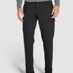 Pantaloni sportivi Calvin Klein comfort knit tapered Nero - Foto 1