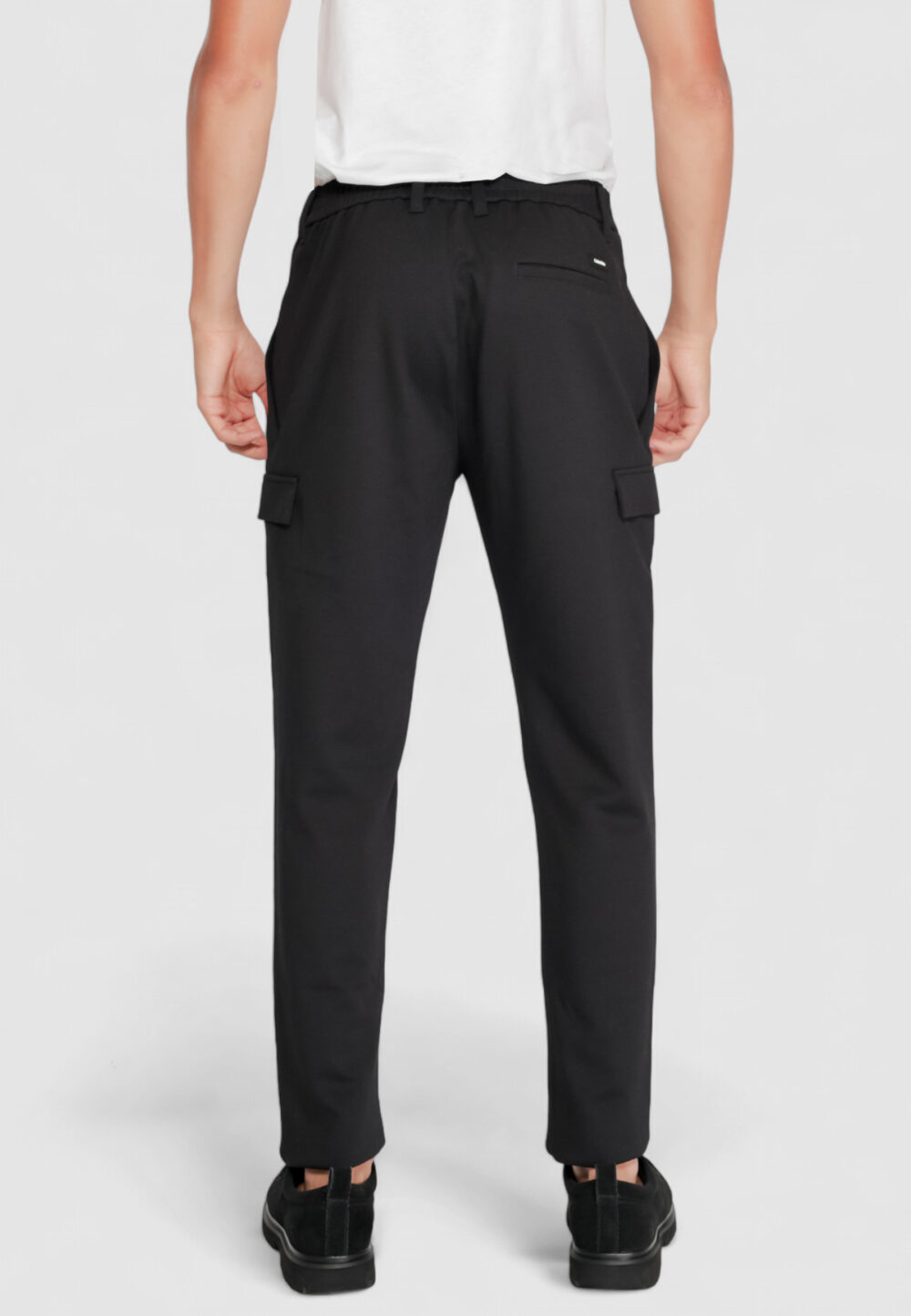 Pantaloni sportivi Calvin Klein comfort knit tapered Nero - Foto 2