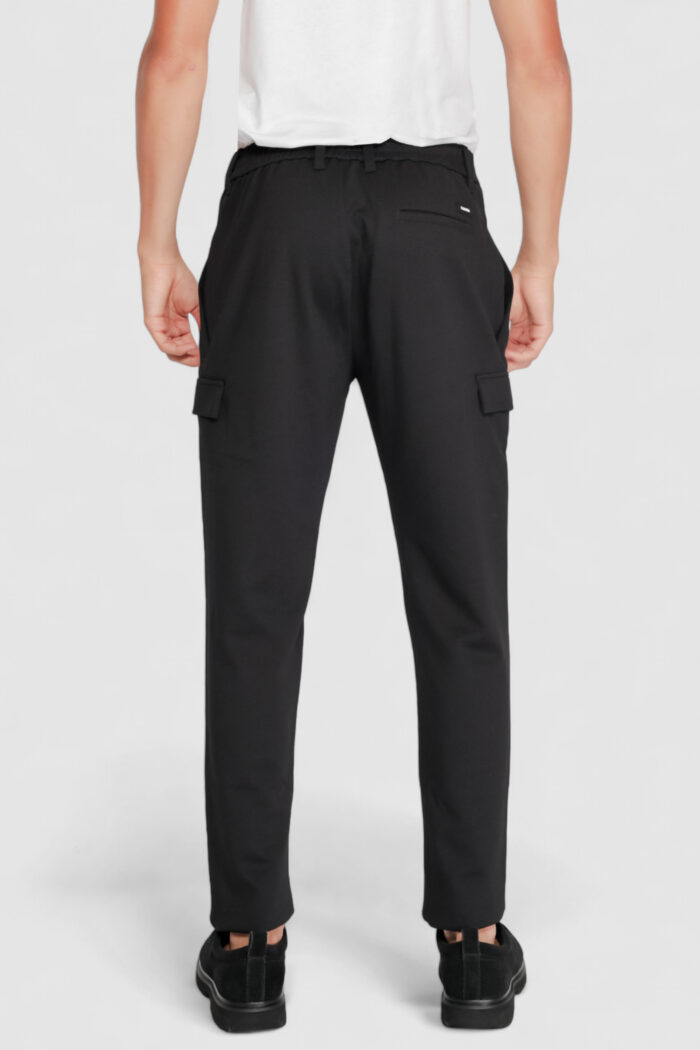 Pantaloni sportivi Calvin Klein comfort knit tapered Nero