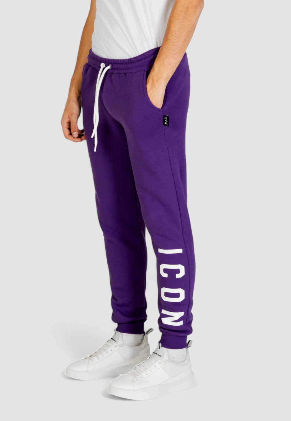 Pantaloni sportivi Icon Viola - Foto 2