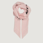 Pashmina Calvin Klein cut out monologo shawl Rosa - Foto 3