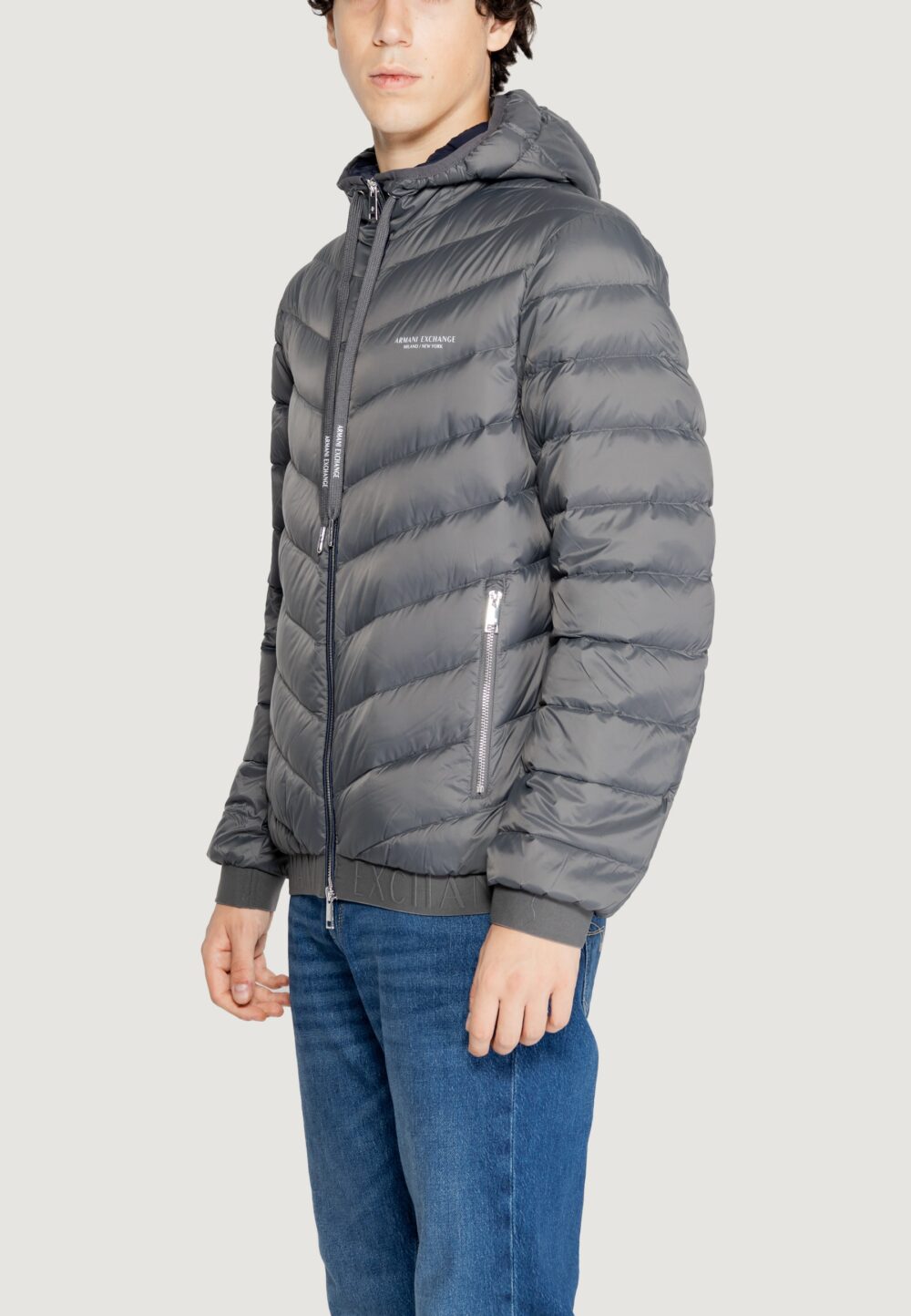 Piumino Armani Exchange Grigio Scuro - Foto 2